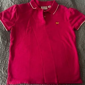 Masters Kids Vibrant Pink Polo